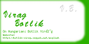 virag botlik business card